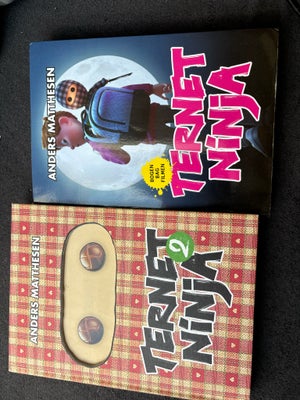 Ternet Ninja 1 samt 2, Anders Mattesen, Ternet Ninja 1 og 2 
En i paperback og anden i hardback 

