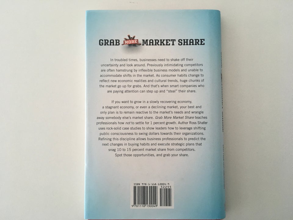 Grab More Market Share: How to Wrangle Business Aw, Ross