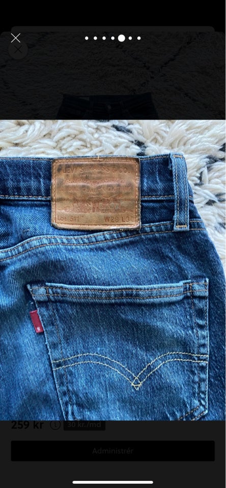 Jeans, Solide bukser, Levis premium