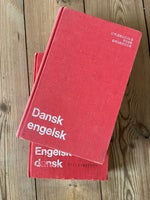 Dansk engelsk - engelsk dansk, Gyldendals røde ordbøger,