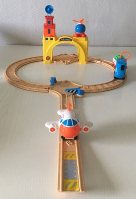 Aktivitetslegetøj, Fisher Price Lufthavn, Lufthavn med kontroltårn, flyvemaskine, helikopter og last