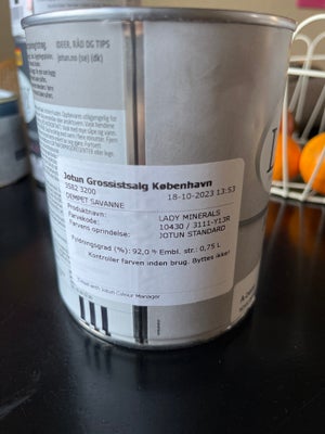 Kalkmaling, Jotun, 0,35 Liter - Dba.dk - Køb Og Salg Af Nyt Og Brugt