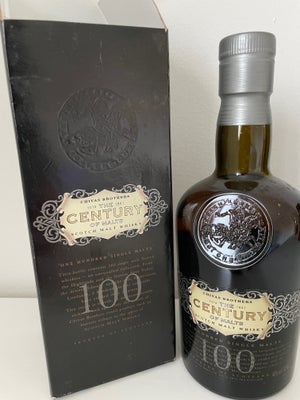 Vin og spiritus, Whisky for samler, Chivas Brothers The Century of malt 100 i sort original karton 7