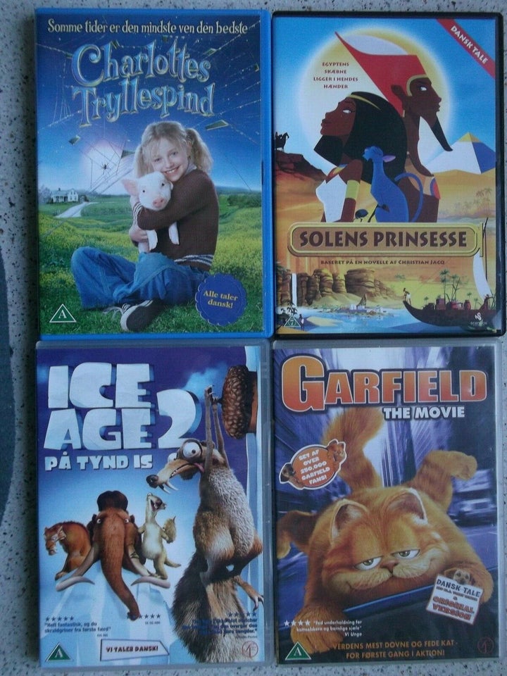 Børnefilm, DVD, familiefilm