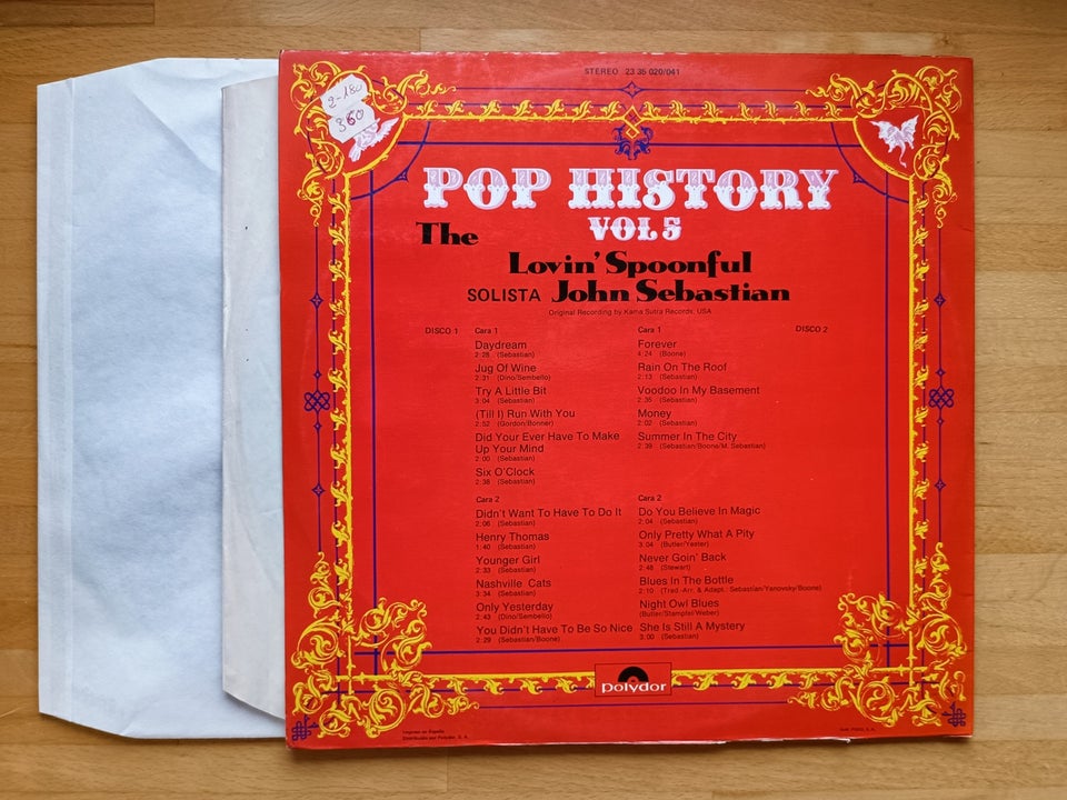 LP, The Lovin' Spoonful Featuring John Sebastian