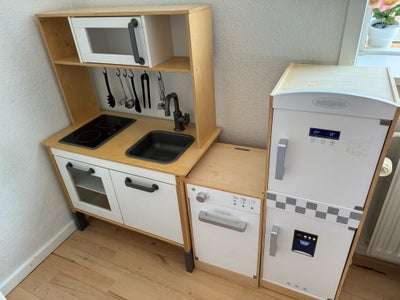 Køkken, Legekøkken , Mamamemo Ikea, Legetøkken Hvidvare sælges 

Mamamemo opvaskemaskine, køle/fryse