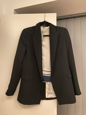 Blazer, str. 34, Malene Birger,  Sort,  Næsten som ny, Nypris: 2800 kr. Passes også af str. 36.