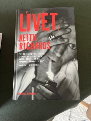 Livet Keith Richards, James Fox, Hardpaper  2. Udgave , 2. Oplag 
Som ny, røgfrit hjem 

Afhentes i 
