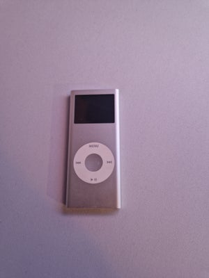 iPod, Nano 2. generation, 2 GB, IPOD NANO A1199

Farve: Sølv / grå

Uden synlige ridser eller andre 