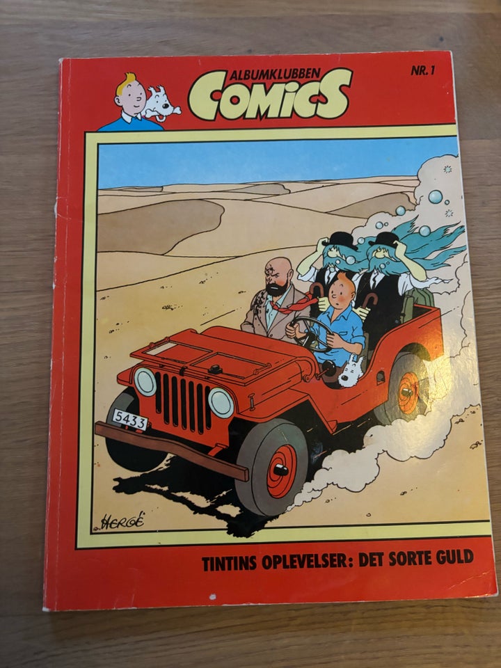 Det sorte guld , Hergé , Tegneserie