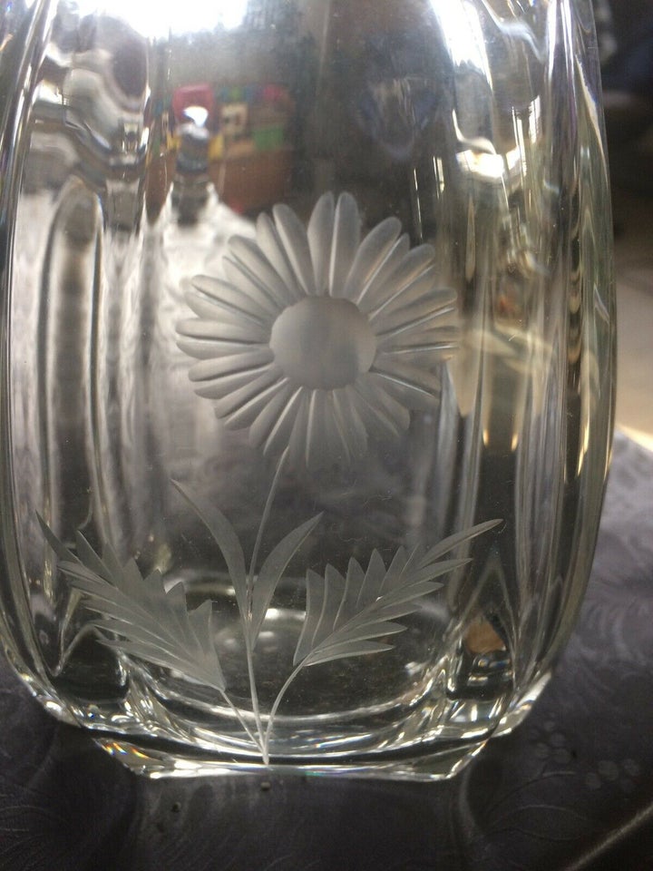 Vase, Glasvase fra Holmegård , Holmegård.