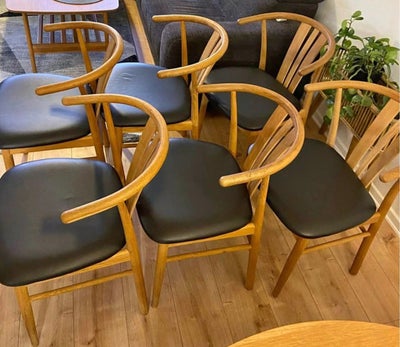 Spisebordsstol, EGETRÆ, STYKPRIS, STYKPRIS
6 smukke og morderne spisebordsstole, fremstillet af 1. k