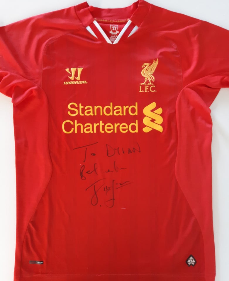 Fodboldtrøje, Liverpool FC, Signeret af John Barnes