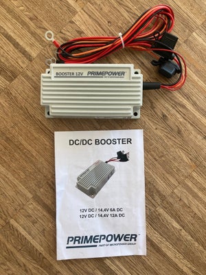 Batterioplader, Primepower, OBS: FAST PRIS. Bud besvares ikke. 

DC/DC lader, Booster til blybatteri