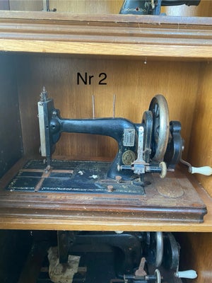 Symaskine, Gamle symaskiner, Samling af gamle symaskiner 
Forskellige fra nr 1 - nr 7
Pris pr stk 