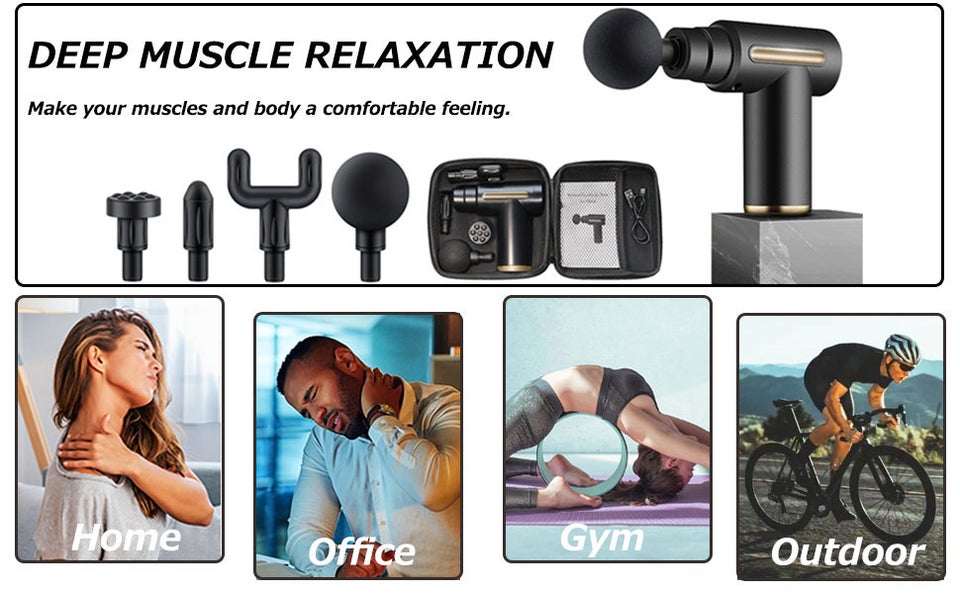 Massage, Transportabel Mini Massagepistol