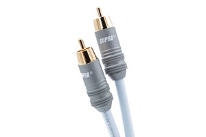 SUPRA DAC-SC Audio subwoofer kabel, isblå | 10 meter