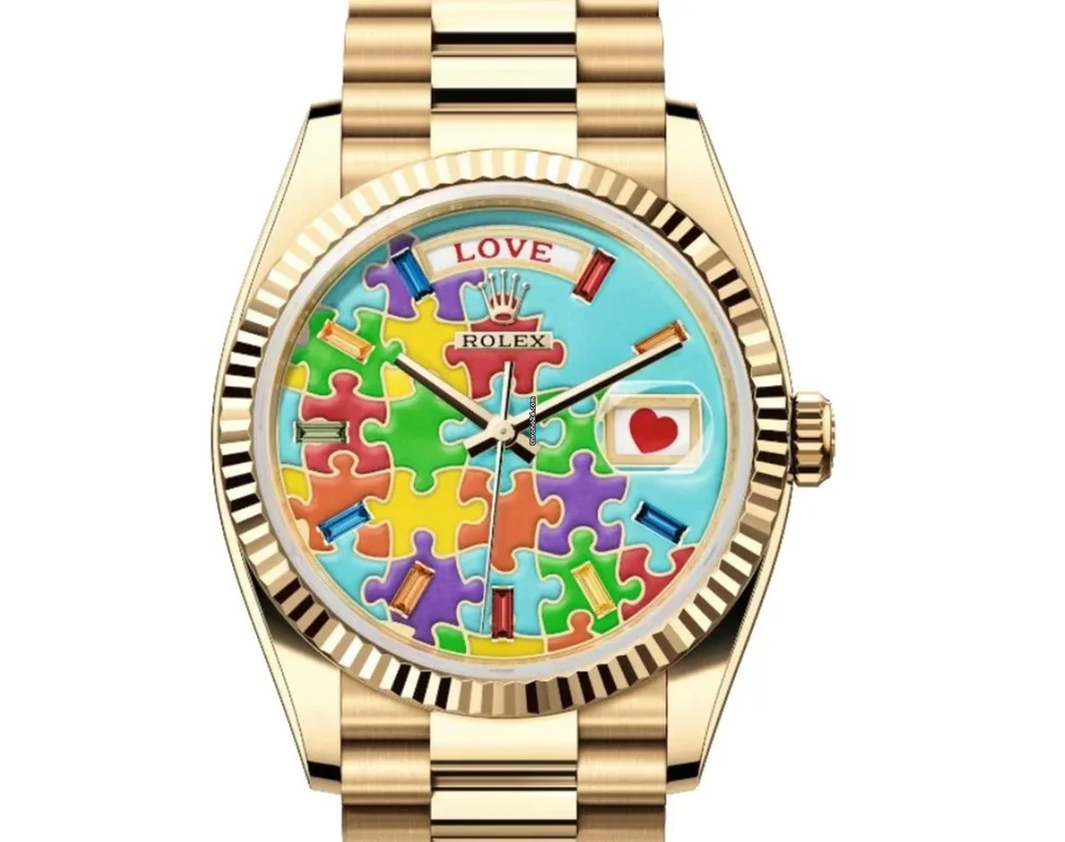 Rolex DayDate "Emoji Puzzle dial", Ref 128238