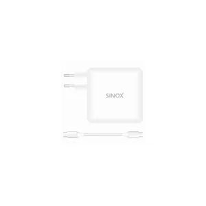 Sinox MacBook strømforsyning USB-C 65W inkl. 2m kabel Hvid Oplader