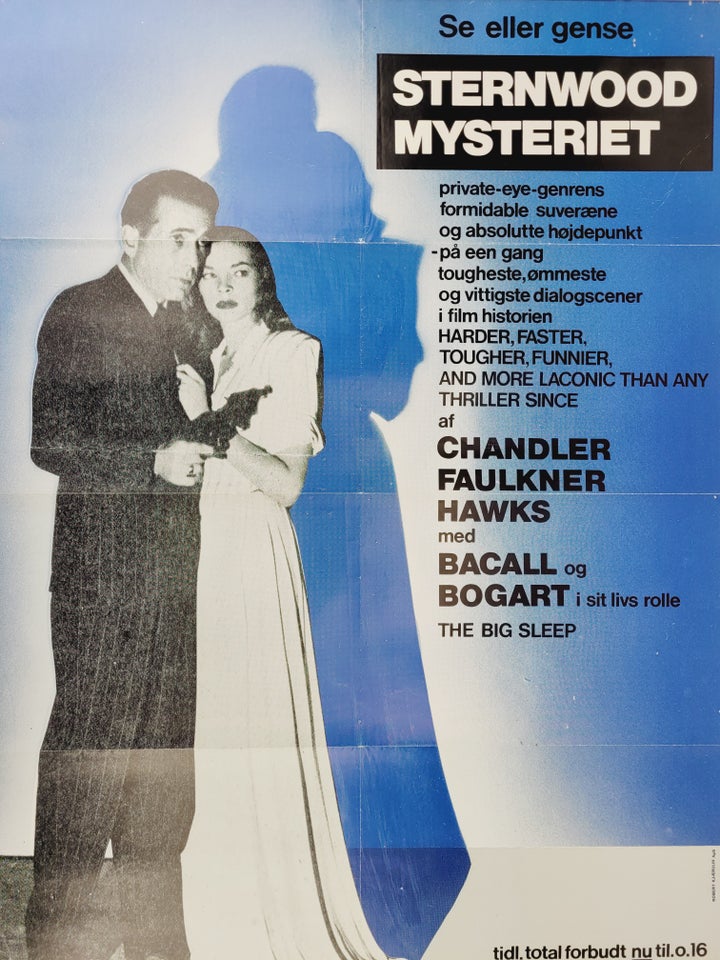 ⭐️- Plakat: Vintage - Strenwood Mysteriet - Bogart