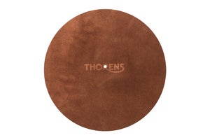 Thorens Plademåtte i læder, brun