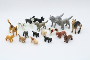 Playmobil - Playmobil Lot with 18 Playmobil Dogs