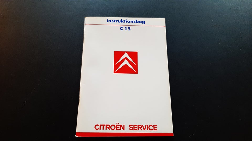 Citroen C15 instruktionsbog