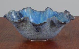 Visby vase af glaseret keramik