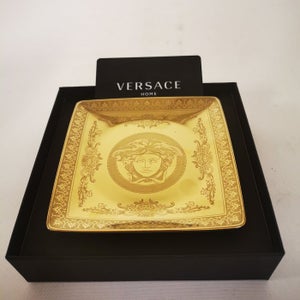Rosenthal - Versace - Skål - "Golden Medusa" - Keramik