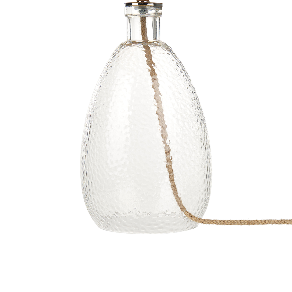 Bordlampe i glas Transparent BLANCO