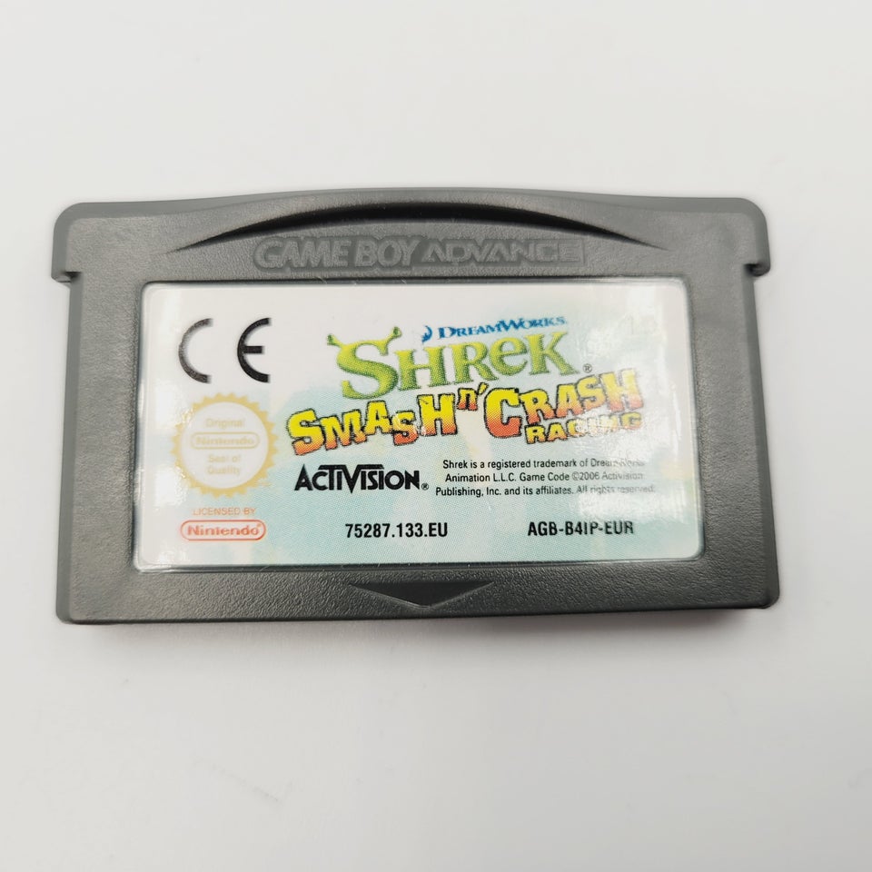 ⭐️- Shrek Smash n' Crash Racing til Game Boy Adv...