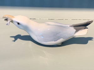 Bing & Grøndahl porcelænsfigur-Måge med fisk