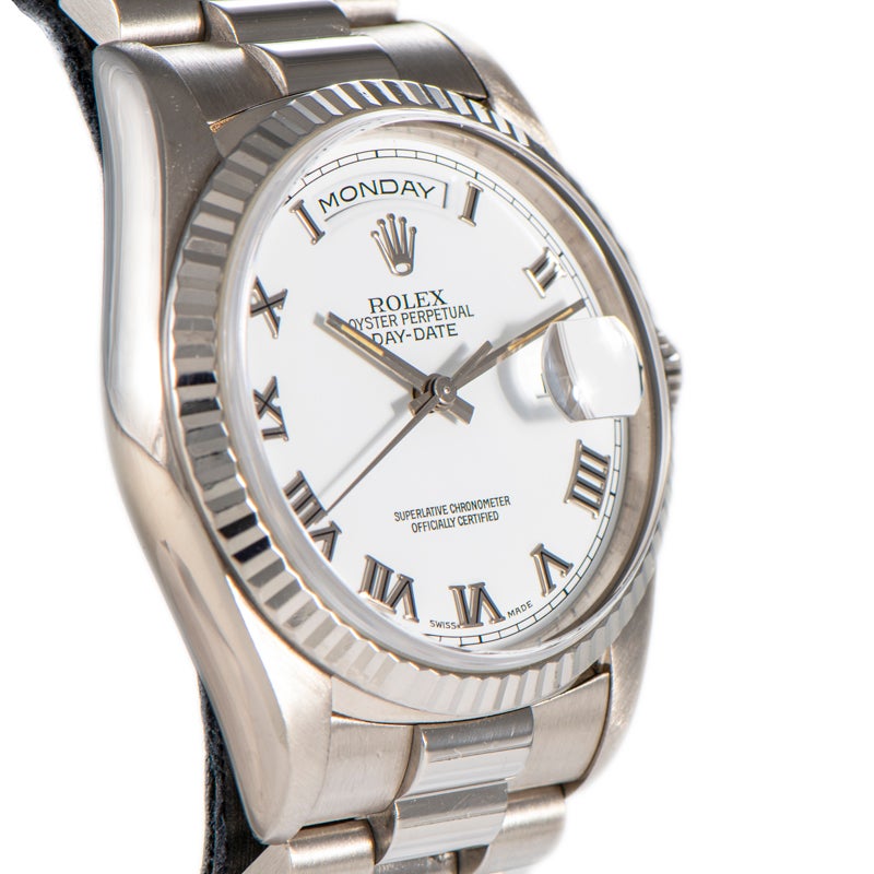 ROLEX DAY-DATE 36 MM 18 K WHITE GOLD