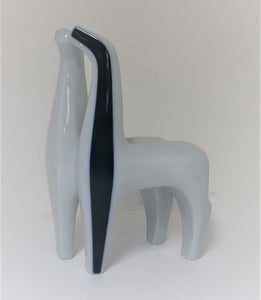 Bing & Grøndahl. Porcelænsfigur. Heste. Model 4208. Højde 20
