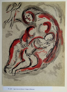Chagall, Originallitografi 1960, trykt af Mourlot, Reg. i Mourlots fortegnelse