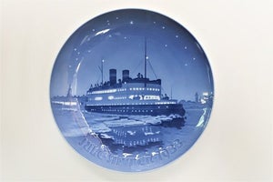 Bing & Grøndahl. Juleplatte 1933. Diameter 18 cm. (1 sorteri