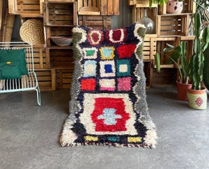 Vintage Berber Marokkansk tæppe - Marokkansk håndværk - GRATIS ekspresforsend...