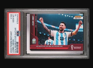 2022 Panini Instant World Cup Lionel Messi #108 PSA 10 - 1 Graded card