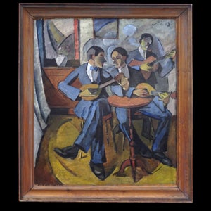 Victor Isbrand maleri. Victor Isbrand, 1897-1988, "Trioen st