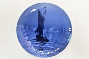 Bing & Grøndahl. Juleplatte 1918. Diameter 18 cm. (1 sorteri