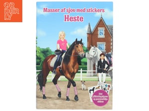 Stickerbog med heste tema