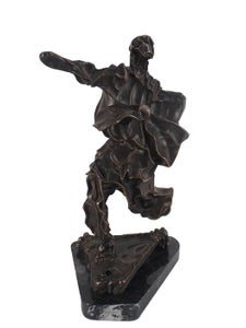 Salvador Dali (1904-1989) - Skulptur, Don Quichotte dans le vent (Grand modèl...