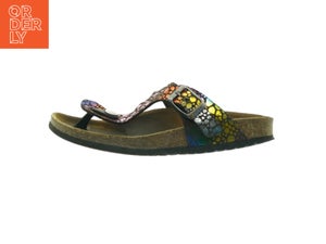 Farverige sandaler