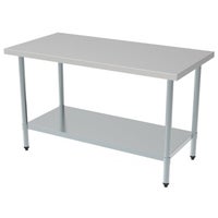 Rustfri bord 85 x 70 x 70 cm - rustfri stålbord