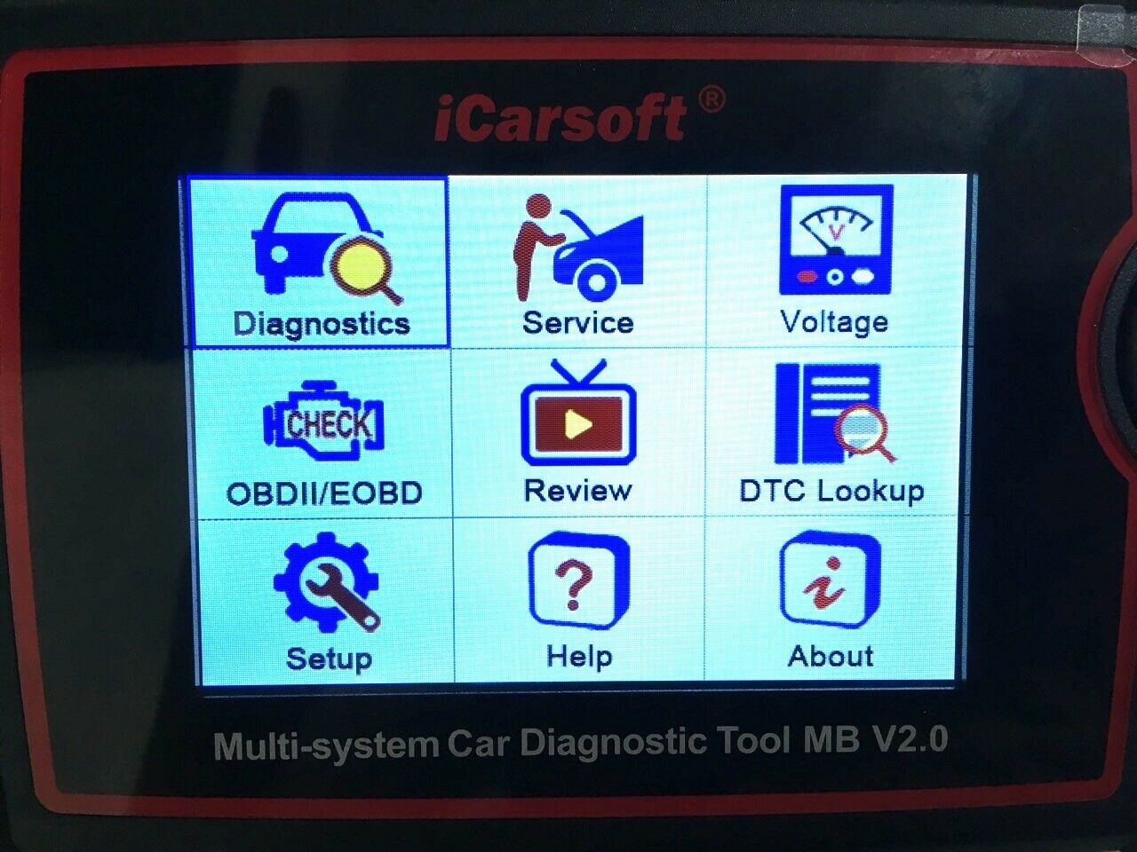 iCarsoft MB V2.0 OBD2 Diagnostic Tool For Merce...