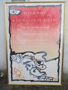 Alechinsky, kæmpe litografi signeret og nummereret