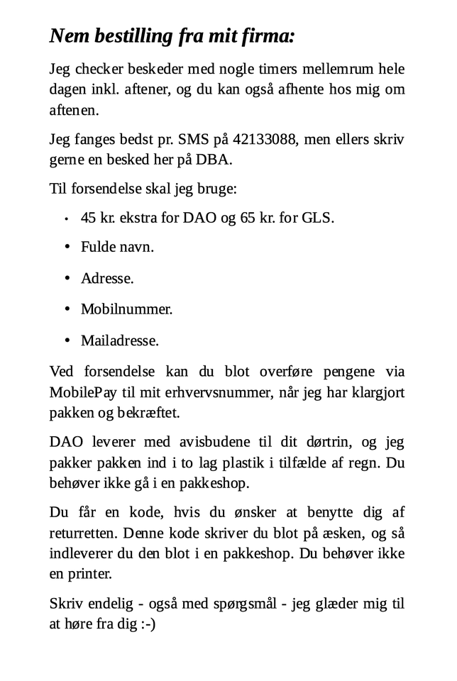 Superkompakt trådløs forstærker - uåbnet med ga...