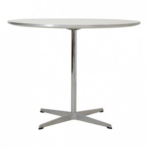 Arne Jacobsen hvidt Cafebord 90 cm