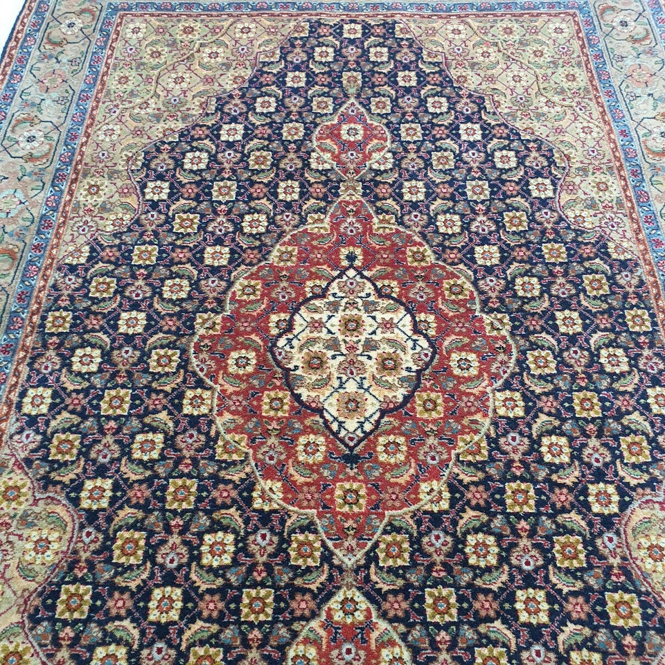 Ægte Håndknyttet Persisk Tabriz tæppe 
