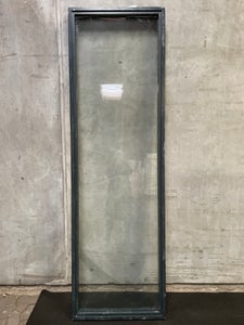 Indendørs vindue, træ, 790x120x2590mm, antracitgrå